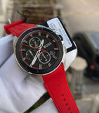  Shop Authentic Hugo Boss Volane Black Dial Red Rubber Strap Watch for Men - 1513959 - Luxxuri