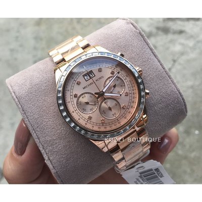  Shop Authentic Michael Kors Brinkley Rose Gold Dial Rose Gold Steel Strap Watch for Women - MK6204 - Luxxuri