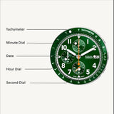  Shop Authentic Fossil Sport Tourer Chronograph Green Dial Silver Steel Strap Watch for Men - FS6048 - Luxxuri