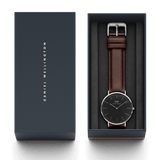  Shop Authentic Daniel Wellington Classic Bristol Black Dial Brown Leather Strap Watch For Men - DW00100143 - Luxxuri