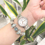  Shop Authentic Fossil Virginia Silver Dial Silver Steel Strap Watch for Women - ES3282 - Luxxuri