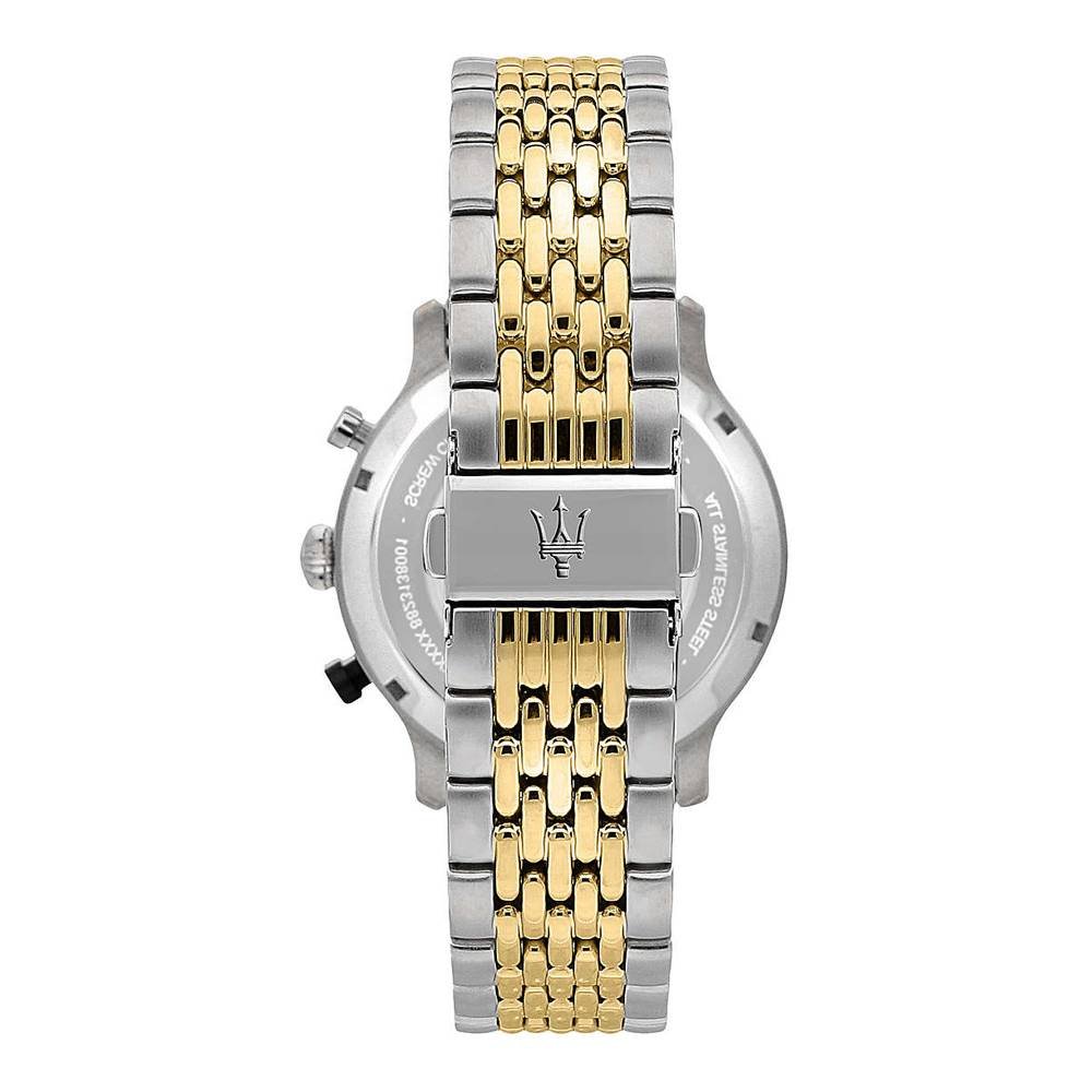  Shop Authentic Maserati Legend Chronograph 42mm Brown Dial Two Tone Steel Strap Watch For Men - R8873638003 - Luxxuri