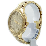  Shop Authentic Michael Kors Slim Runway Crystals Gold Dial Gold Steel Strap Watch for Women - MK3632 - Luxxuri
