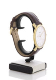  Shop Authentic Fossil The Minimalist White Dial Brown Leather Strap Watch for Men - FS5397 - Luxxuri