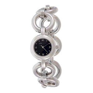  Shop Authentic Marc Jacobs Amy Black Dial Silver Steel Strap Watch for Women - MBM3004 - Luxxuri