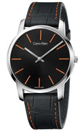  Shop Authentic Calvin Klein City Black Dial Black Leather Strap Watch for Men - K2G211C1 - Luxxuri