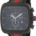  Shop Authentic Gucci Coupe Chronograph Quartz Black Two Tone NATO Strap Watch For Men - YA131202 - Luxxuri