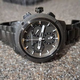  Shop Authentic Burberry Endurance Chronograph Quartz Black Dial Black Steel Strap Watch For Men - BU9801 - Luxxuri