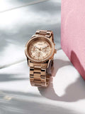  Shop Authentic Guess Mini Spectrum Quartz Rose Gold Dial Rose Gold Steel Strap Watch For Women - W0122L3 - Luxxuri