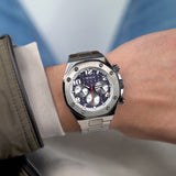  Shop Authentic Guess Empire Quartz Black Dial Silver Steel Strap Watch For Men - GW0489G1 - Luxxuri