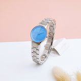 Shop Authentic Calvin Klein Simplicity Blue Dial Silver Steel Strap Watch for Women - K432314N - Luxxuri