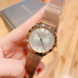  Shop Authentic Calvin Klein Minimal White Dial Rose Gold Mesh Bracelet Watch for Women - K3M22Y2X - Luxxuri
