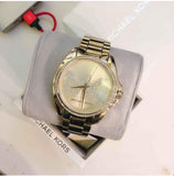  Shop Authentic Michael Kors Bradshaw Quartz Gold Dial Gold Steel Strap Watch For Women - MK6555 - Luxxuri
