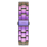  Shop Authentic Guess Sparkler Silver Dial Purple Steel Strap Watch For Women - GW0111L5 - Luxxuri