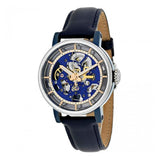  Shop Authentic Fossil Boyfriend Skeleton Blue Dial Blue Leather Strap Watch for Women - ME3136 - Luxxuri