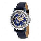  Shop Authentic Fossil Boyfriend Skeleton Blue Dial Blue Leather Strap Watch for Women - ME3136 - Luxxuri