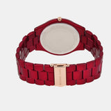  Shop Authentic Michael Kors Slim Runway Red Dial Red Steel Strap Watch For Women - MK3895 - Luxxuri