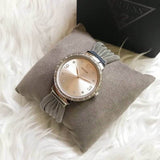  Shop Authentic Guess Chiffon Silver Dial Silver Mesh Bracelet Watch For Women - W1083L1 - Luxxuri