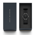  Shop Authentic Daniel Wellington Petite Ashfield Black Dial Black Mesh Strap Watch For Women - DW00100308 - Luxxuri