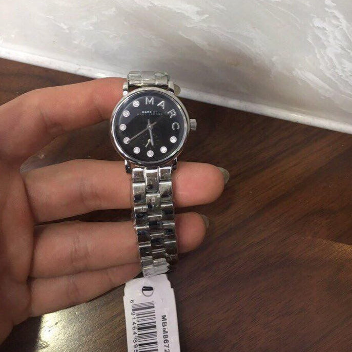  Shop Authentic Marc Jacobs Blade Black Dial Silver Steel Strap Watch for Women - MBM8672 - Luxxuri