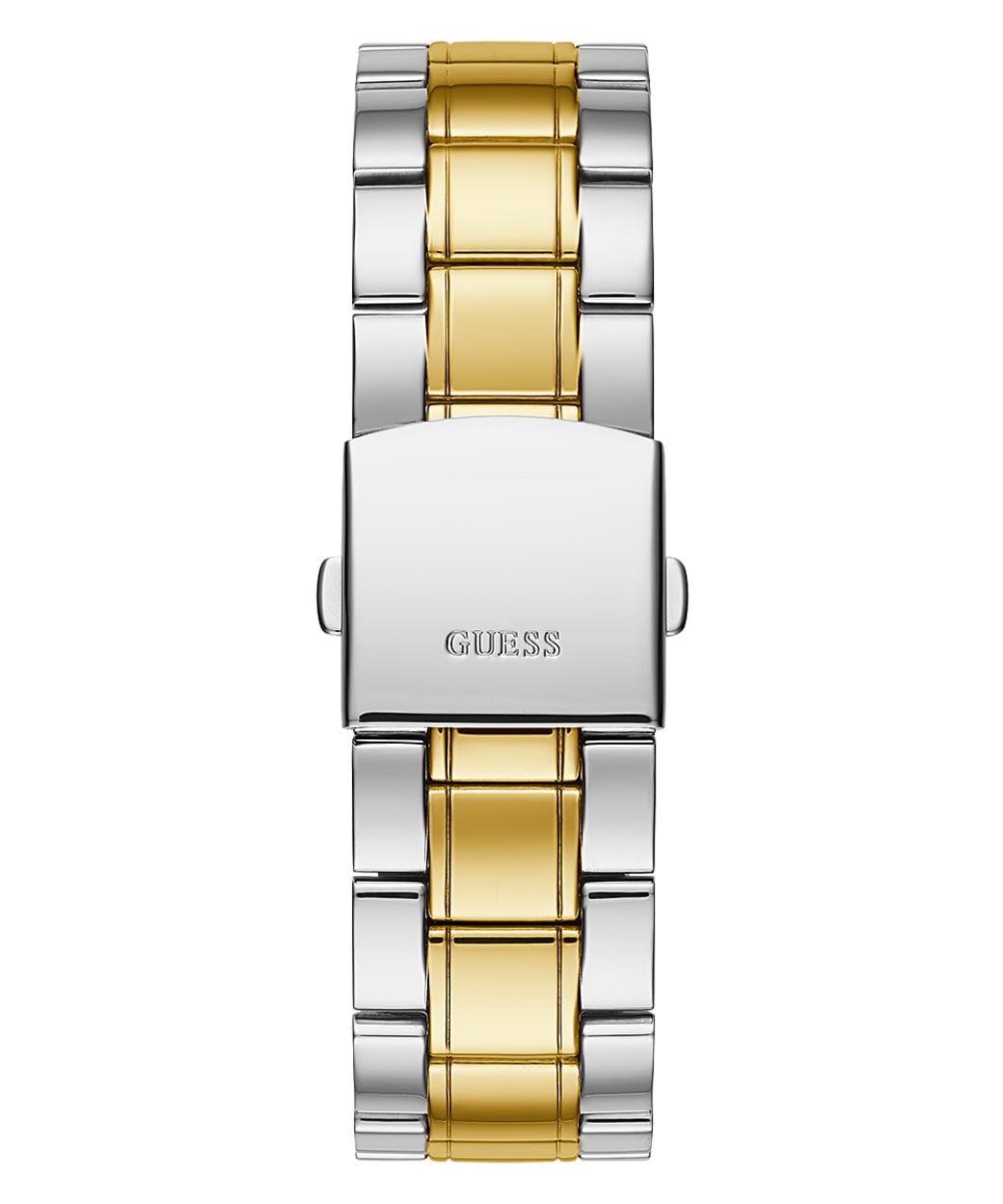 Guess Hendrix Green Dial Two Tone Steel Strap Watch For Men - GW0066G2
