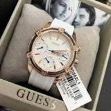  Shop Authentic Guess Catalina White Dial White Silicon Strap Watch For Women - W0562L1 - Luxxuri