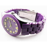  Shop Authentic Marc Jacobs Pelly Purple Dial Purple Silicone Strap Watch for Women - MBM2515 - Luxxuri
