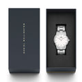  Shop Authentic Daniel Wellington Iconic Link White Dial Silver Steel Strap Watch For Women - DW00100207 - Luxxuri