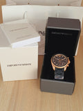  Shop Authentic Emporio Armani Sigma Chronograph Black Dial Black SIlicon Strap Watch For Men - AR6066 - Luxxuri