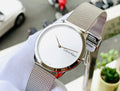  Shop Authentic Calvin Klein Minimal Silver Dial Silver Mesh Bracelet Watch for Men - K3M211Y6 - Luxxuri