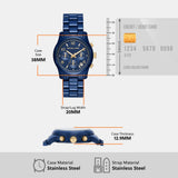  Shop Authentic Michael Kors Runway Analog Blue Dial Blue Steel Strap Watch for Women - MK7332 - Luxxuri