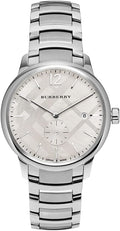  Shop Authentic Burberry The Classic Silver Dial Silver Steel Strap Watch for Men - BU10004 - Luxxuri