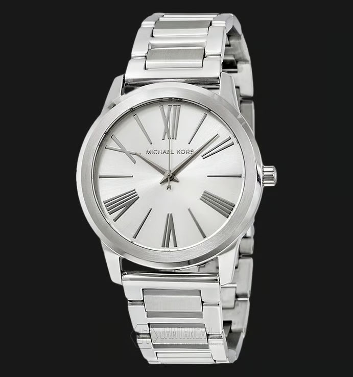  Shop Authentic Michael Kors Hartman Quartz Silver Dial Silver Steel Strap Watch For Women - MK3489 - Luxxuri