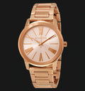  Shop Authentic Michael Kors Hartman Rose Gold Dial Rose Gold Steel Strap Watch For Women - MK3491 - Luxxuri