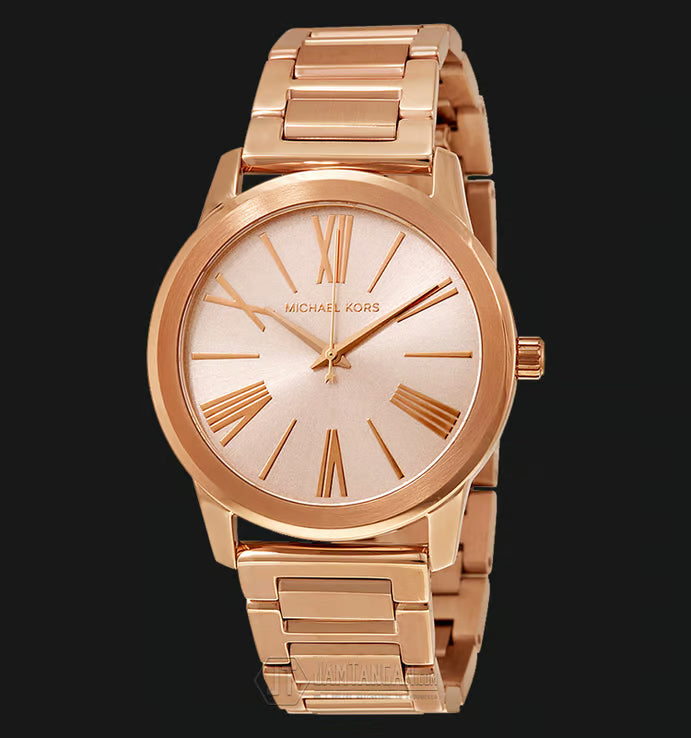  Shop Authentic Michael Kors Hartman Rose Gold Dial Rose Gold Steel Strap Watch For Women - MK3491 - Luxxuri