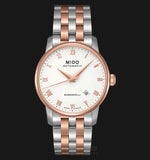  Shop Authentic Mido Baroncelli Automatic White Dial Two Tone Steel Strap Watch For Women - M8600.9.N6.1 - Luxxuri