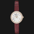  Shop Authentic Emporio Armani Rosa Two Hand White Dial Red Leather Strap Watch For Women - AR11357 - Luxxuri