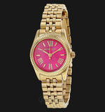  Shop Authentic Michael Kors Lexington Quartz Pink Dial Gold Steel Strap Watch For Women - MK3270 - Luxxuri
