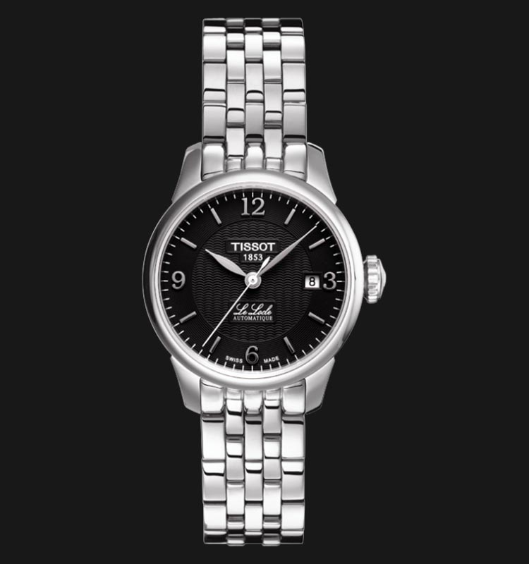  Shop Authentic Tissot Le Locle Small Automatic Black Dial Silver Steel Strap Watch For Women - T41.1.183.54 - Luxxuri