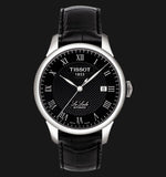  Shop Authentic Tissot T Classic Le Locle Automatic Black Dial Black Leather Strap Watch For Men - T41.1.423.53 - Luxxuri