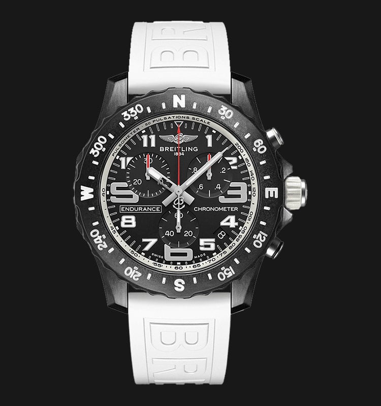  Shop Authentic Breitling Endurance Pro Black Dial White Rubber Strap Watch for Men - X82310A71B1S1 - Luxxuri