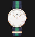  Shop Authentic Daniel Wellington Classic Warwick White Dial Two Tone Nylon Strap Watch for Men - DW00100005 - Luxxuri
