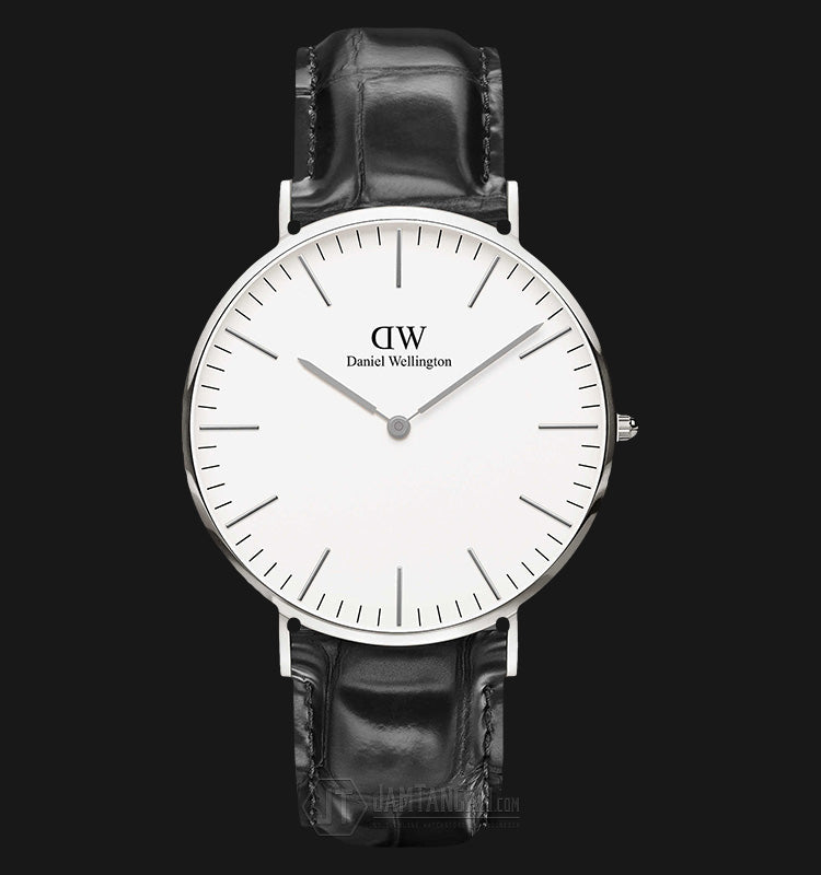  Shop Authentic Daniel Wellington Classic Reading White Dial Black Leather Strap Watch For Men - DW00100028 - Luxxuri