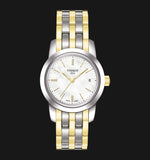  Shop Authentic Tissot T Classic Dream Mother of Pearl Dial Two Tone Steel Strap Watch For Women - T033.210.22.111.00 - Luxxuri