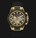  Shop Authentic Guess Matrix Multifunction Gold Dial Black Rubber Strap Watch For Men - GW0423G2 - Luxxuri