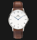  Shop Authentic Daniel Wellington Dapper St Mawes White Dial Brown Leather Strap Watch For Men - DW00100087 - Luxxuri