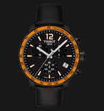  Shop Authentic Tissot T Sport Quickster Chronograph Black Dial Black Rubber Strap Watch For Men - T095.417.36.057.01 - Luxxuri