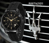  Shop Authentic Maserati Successo Black Dial Black Rubber Strap Watch For Men - R8871621011 - Luxxuri