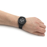  Shop Authentic Michael Kors Brecken Chronograph Black Dial Black Steel Strap Watch For Men - MK8858 - Luxxuri