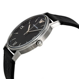  Shop Authentic Emporio Armani Kappa Analog Quartz Black Dial Black Leather Strap Watch For Men - AR11013 - Luxxuri
